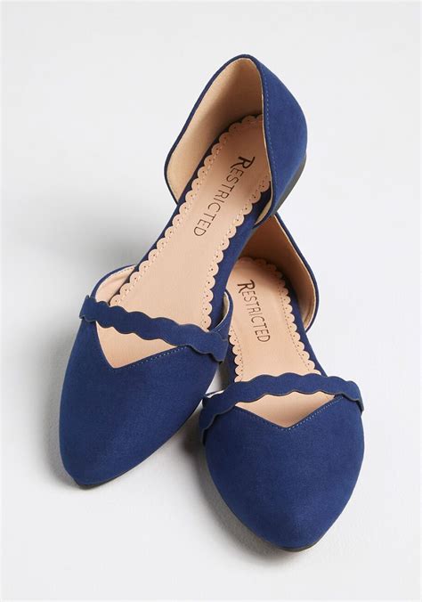 blue flats navy